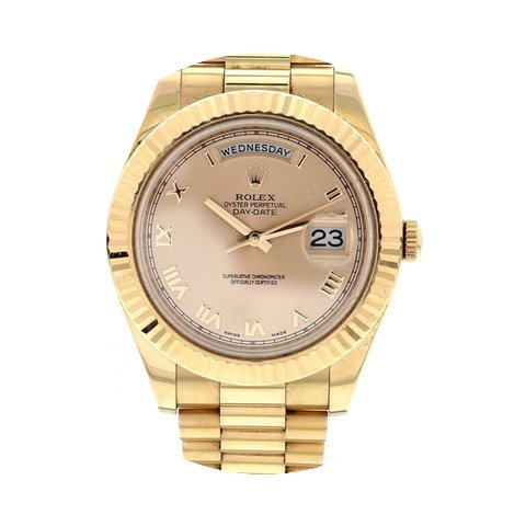 Rolex Men's Rolex Day Date II 18K Rose G...