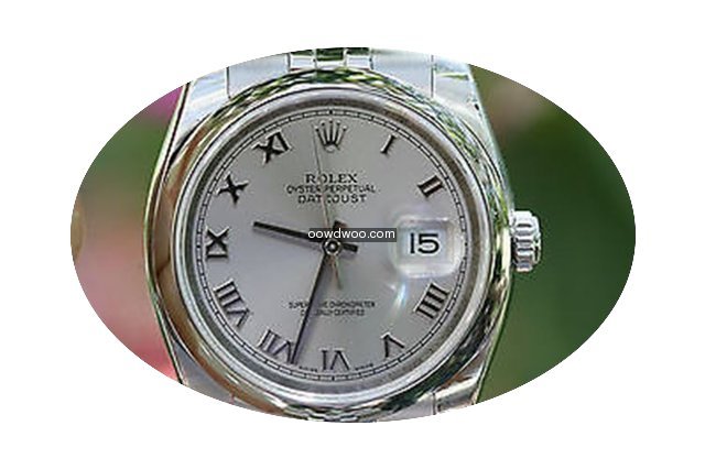Rolex Mens Ladies 36mm Datejust Watch St...
