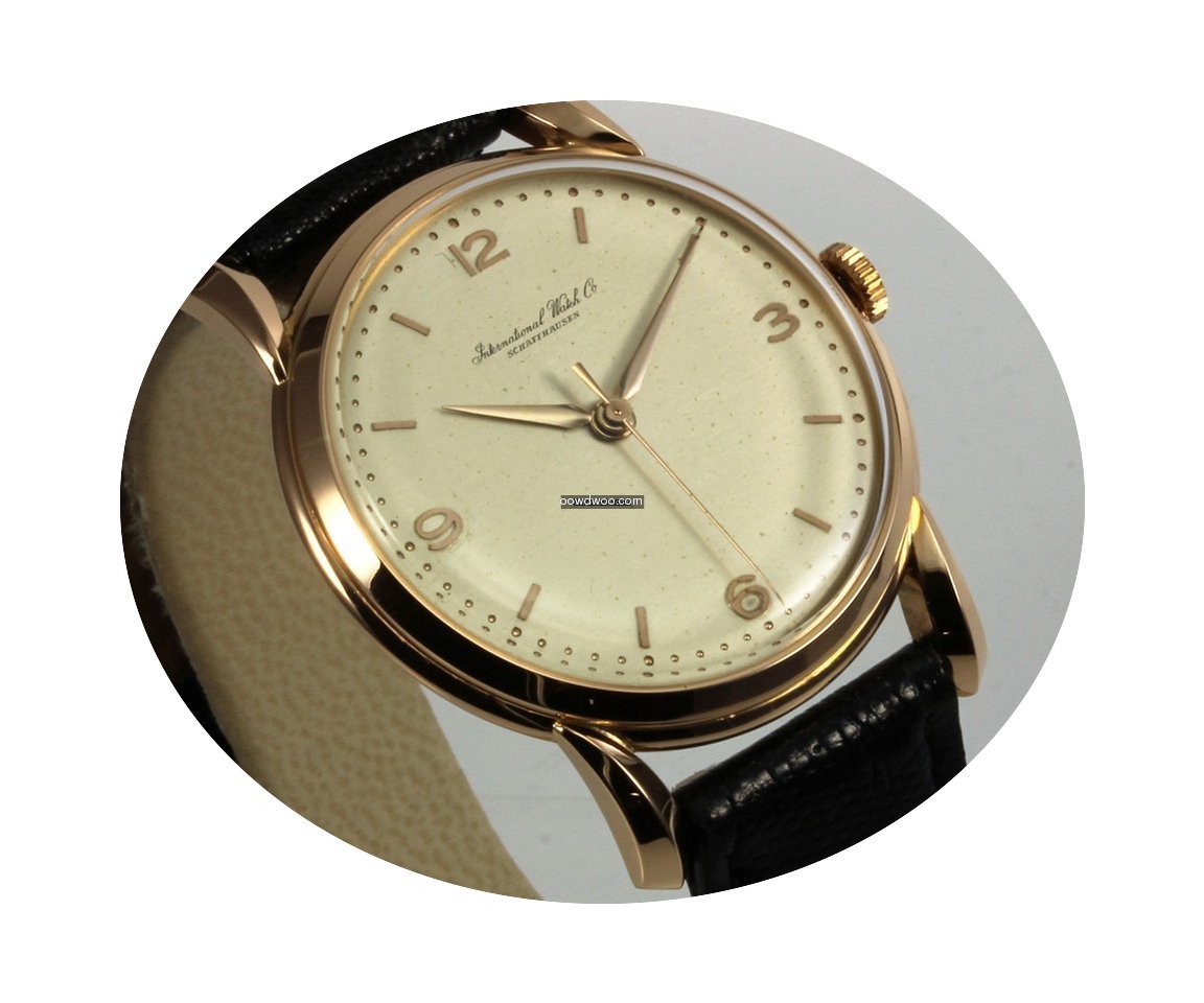 IWC klassische Anzuguhr 18K Roségold vo...