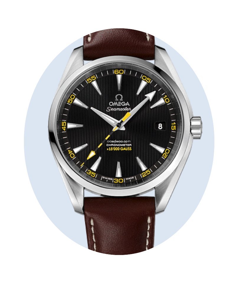 Omega Aqua Terra Stahl Leder 150M 41,5 m...