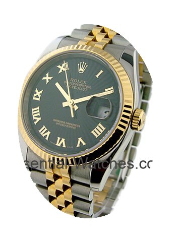 Rolex Used Men's 2 Tone DATEJUST with Ju...