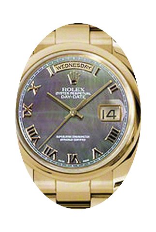 Rolex Day-Date 36 118208-DMOPRDO Dark Mo...