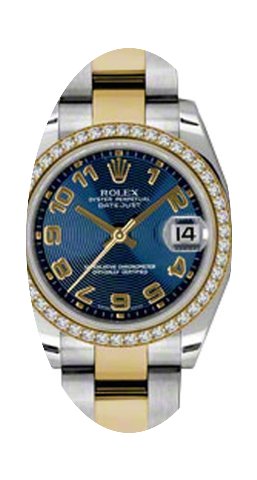Rolex Datejust Ladies Midsize 178383-BLU...