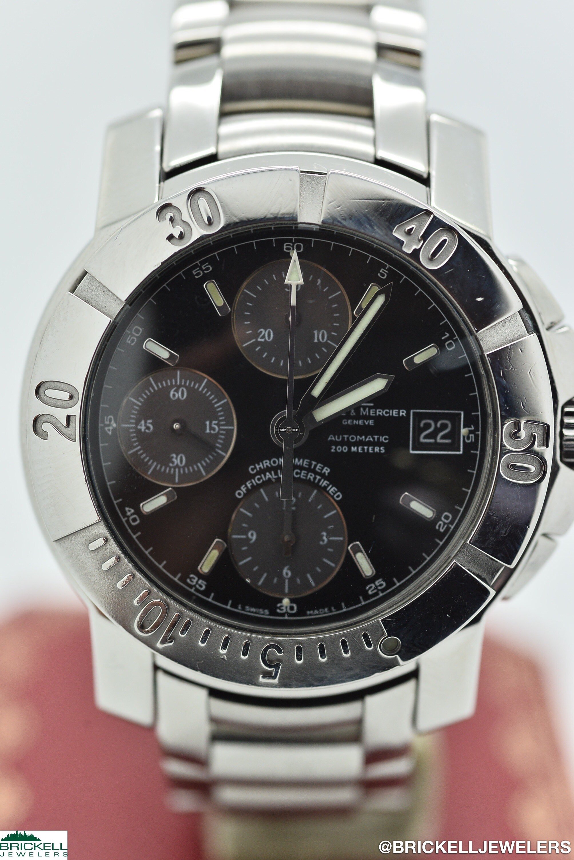 BAUME&MERCIER CAPELAND CHRONO BLACK Stai...