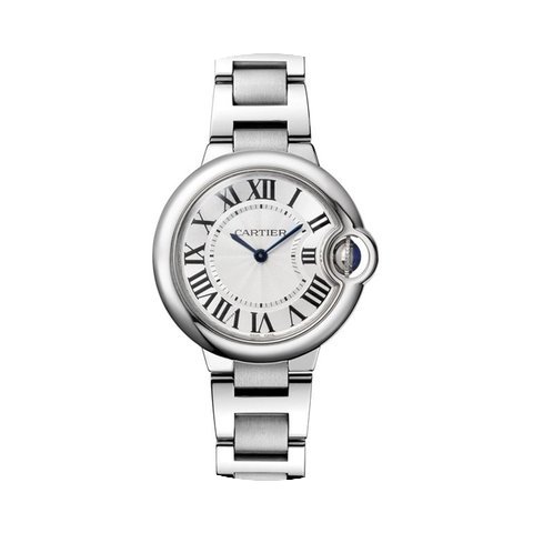 Cartier Ballon Bleu 33 mm Ladies Silver ...