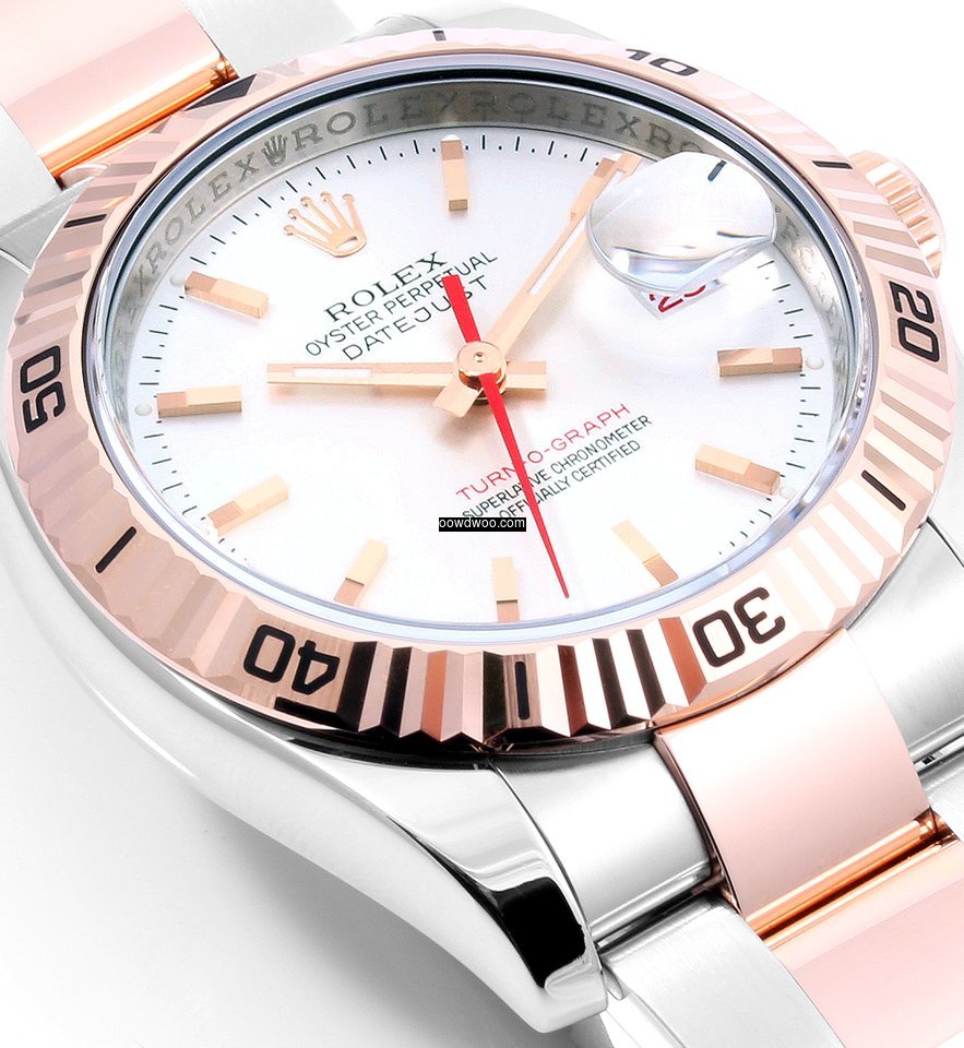 Rolex 36mm 18K Rose Gold & Steel Dat...