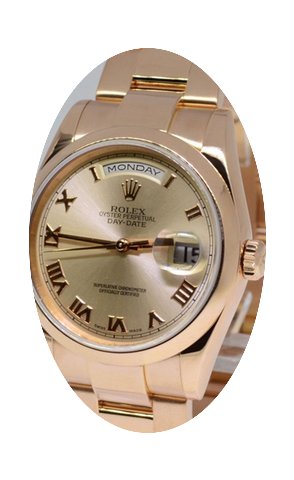 Rolex Day Date 18k Pink Gold Mens Automa...