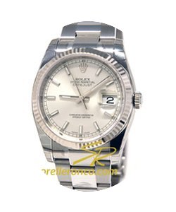 Rolex Datejust 36mm Silver Dial...