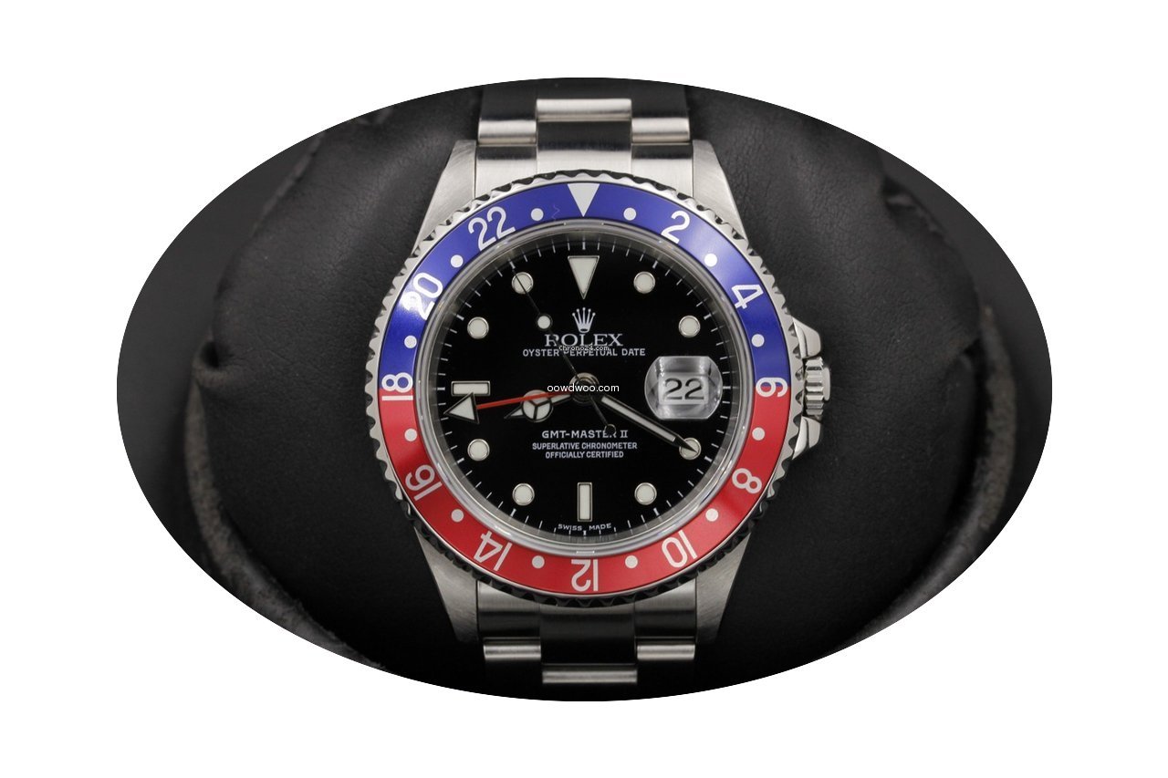 Rolex Gmt Master Ii 16710 Stainless Stee...