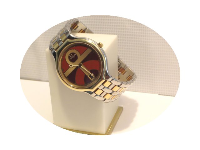 Omega De Ville Symbol Ankh Cross Goud/St...