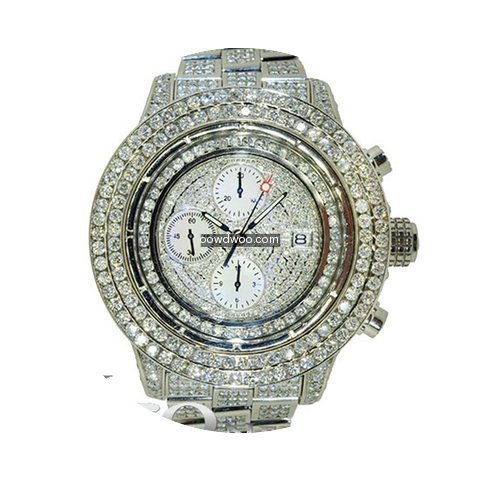 Breitling Super Avenger - Iced Out 22 ct...