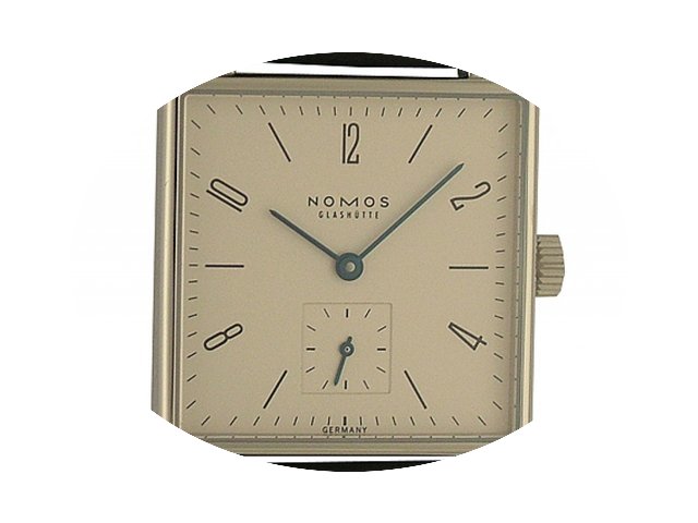 Nomos Glashütte Tetra Stahl Handaufzug ...