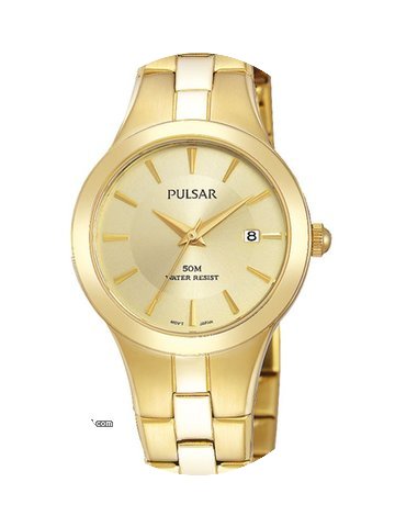 Pulsar PH7420X1 Damenuhr 50M gold 28mm...