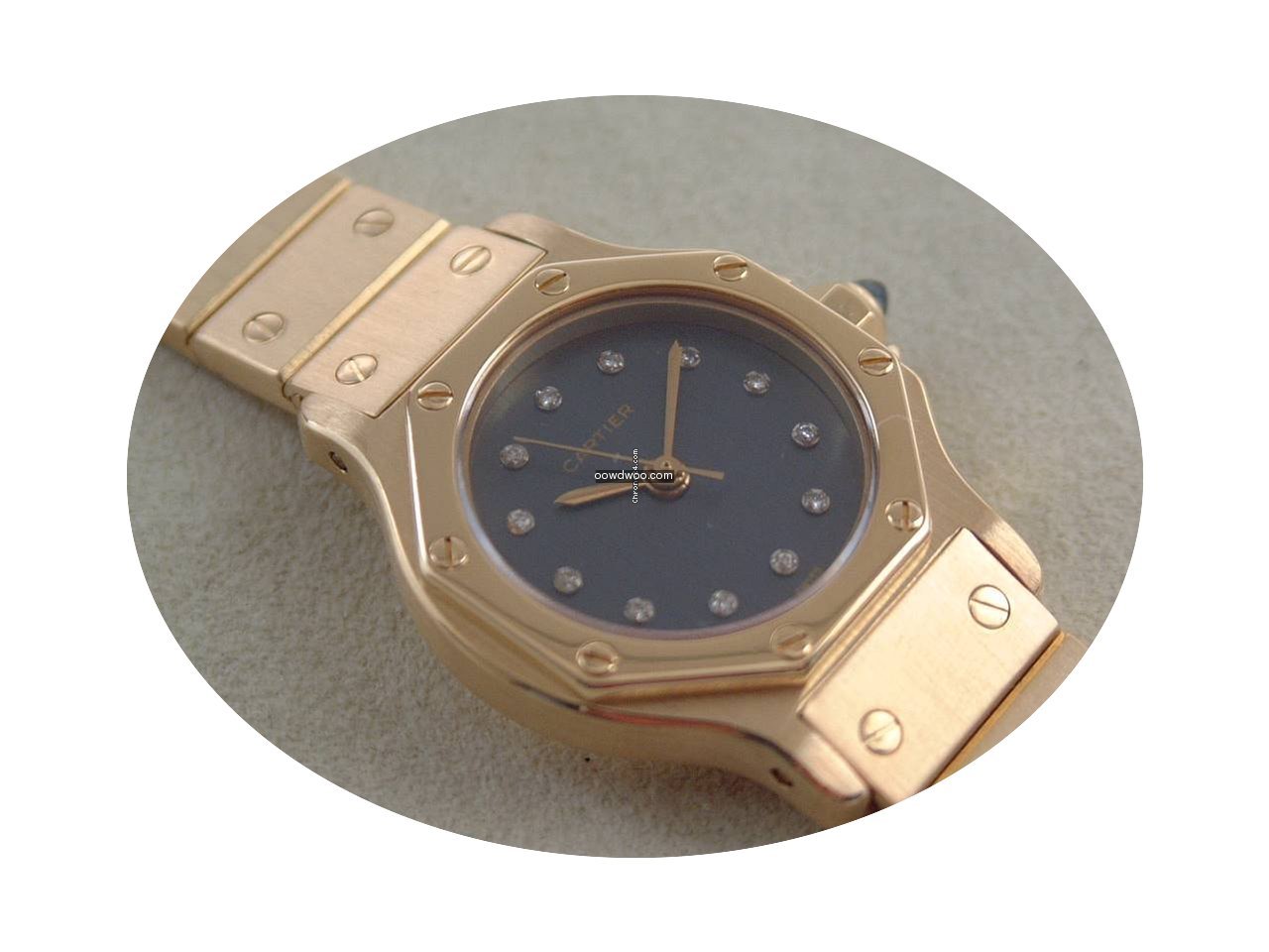 Cartier Santos Octacon 18 Karat Gelbgold...