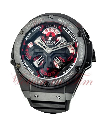 Hublot Big Bang King Power Unico GMT Bla...