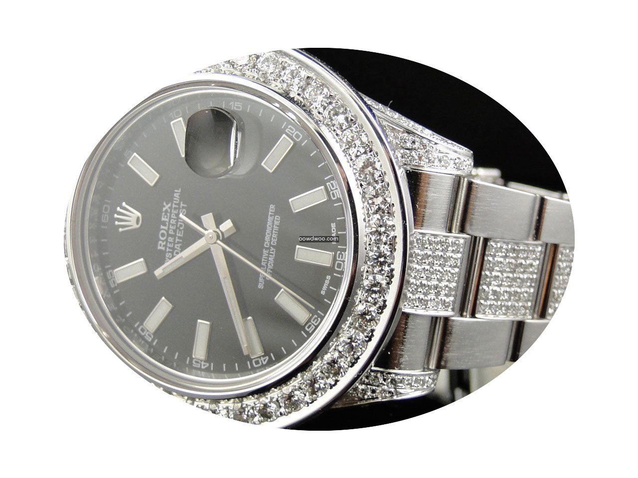 Rolex Custom Mens New 41 MM Black Rolex ...