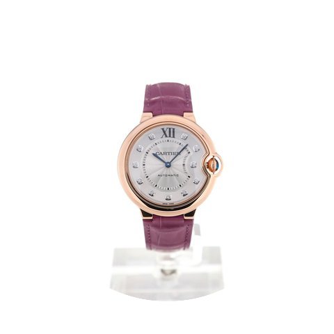 Cartier Ballon Bleu 36 Automatic Leather...