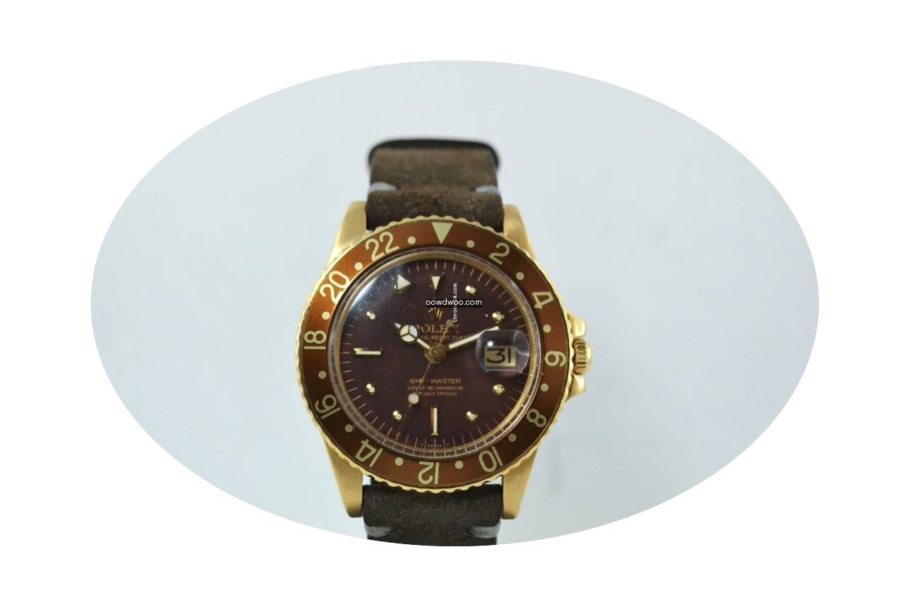 Rolex GMT-Master 1675 Gold Nipple Dial P...