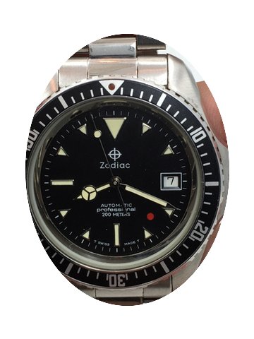 Zodiac New Old Stock Red Dot Automatic D...
