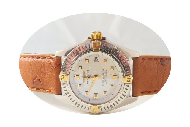 Breitling Callistino Steel Gold MOP Dial...