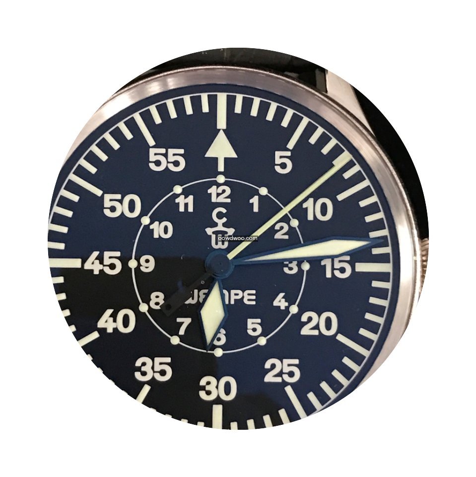 Wempe Aviator Fliegeruhr 925 Silver Silb...