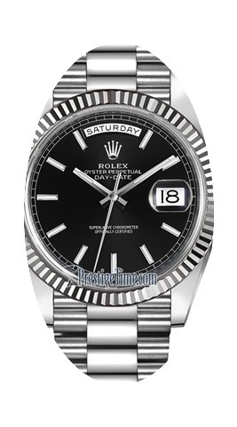 Rolex Day-Date 40mm White Gold Mens Watc...