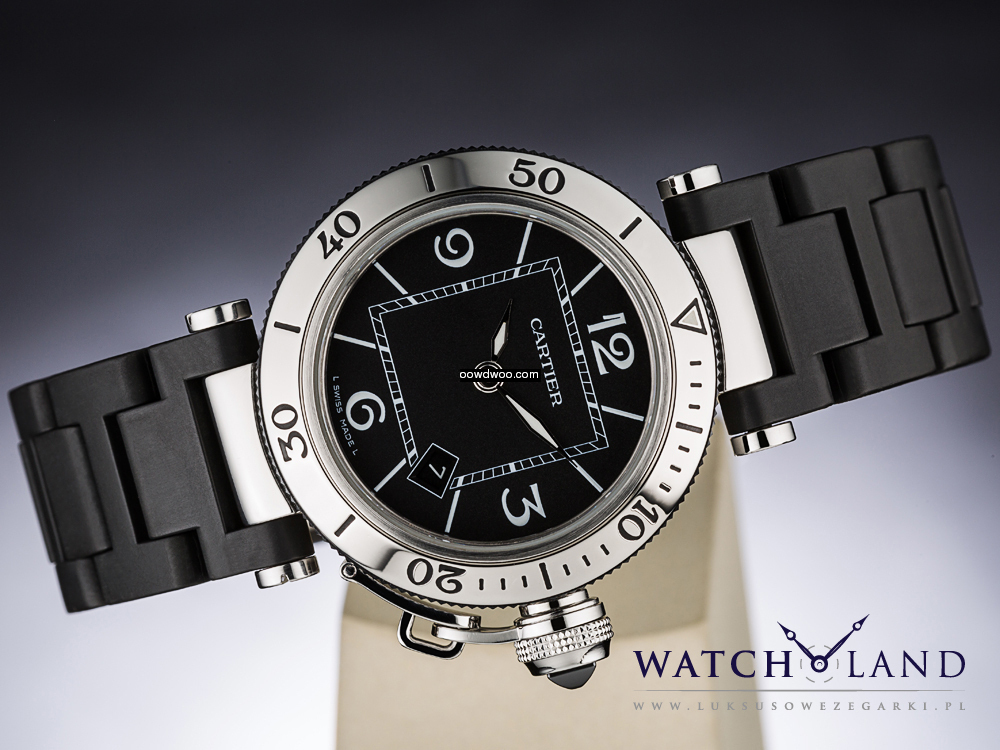 CARTIER PASHA SEATIMER DATE...