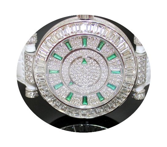 Franck Muller White Gold Double Mystery ...