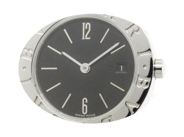 Bulgari Polished Tubogas Steel Quartz La...