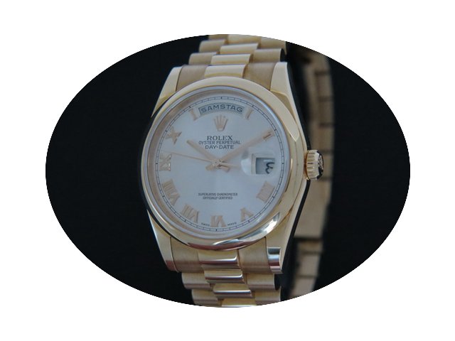 Rolex Oyster Perpetual Day-Date Rose Gol...