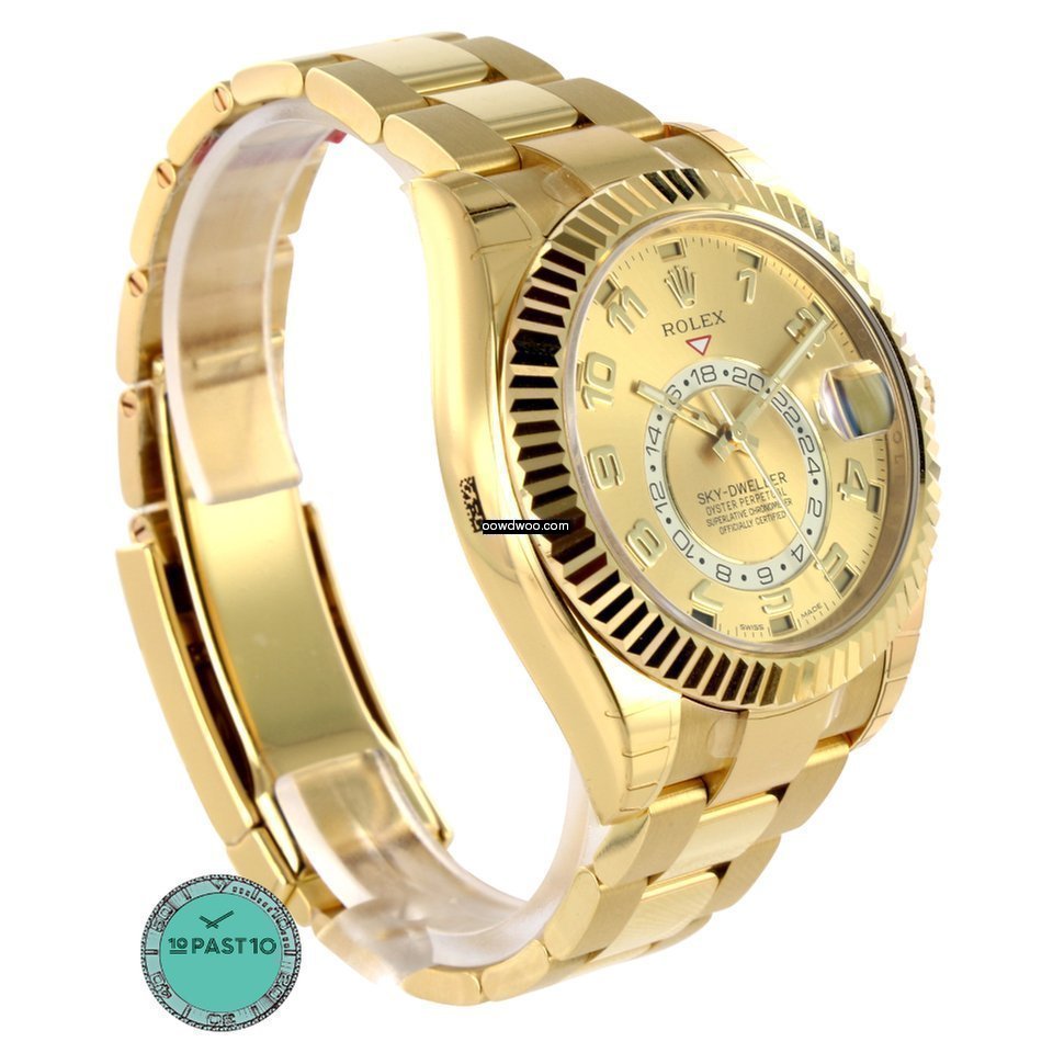Rolex Sky-Dweller Champagne Arab - 32693...