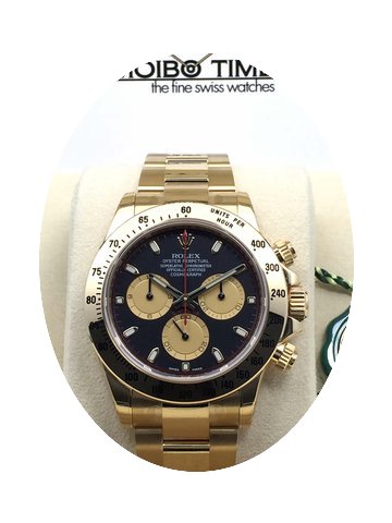Rolex 18K Yellow Gold Paul Newman Black ...