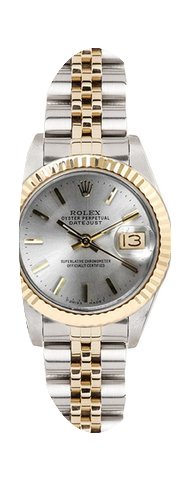 Rolex Women's Datejust Two Tone Fluted S...