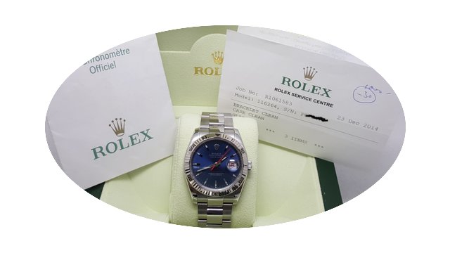 Rolex 二手 116264 爬山虎 藍面 巳...