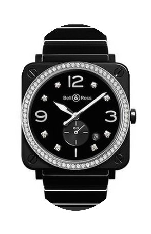 Bell & Ross AVIATION BRS BLACK CERAM...