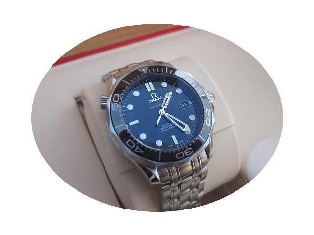 Omega Seamaster 300m black (New Fullset)...