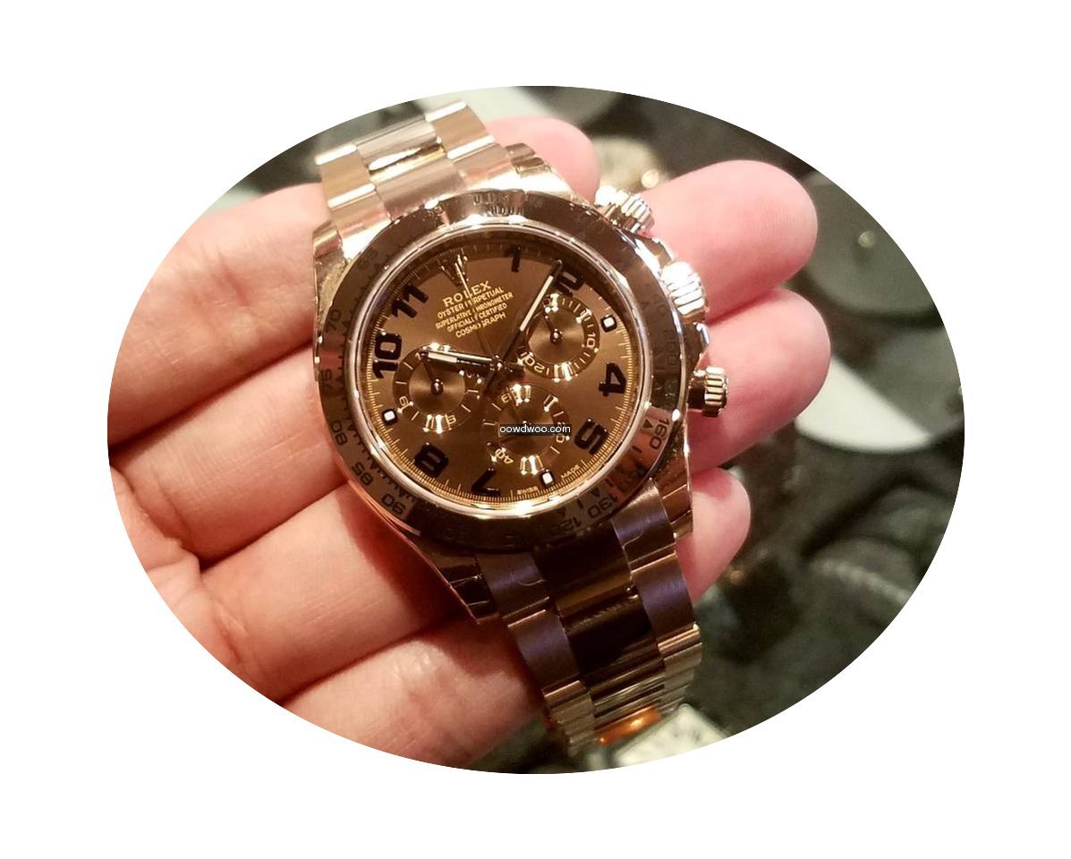 Rolex 116505 Chocolate Dial Cosmograph D...