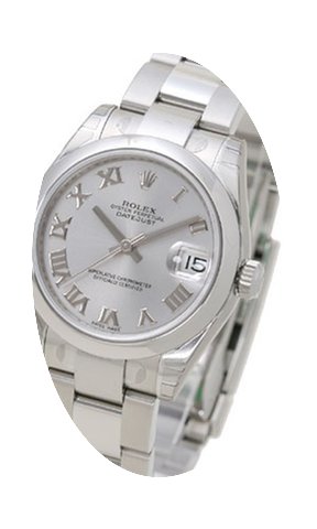 Rolex Datejust Lady 31 silver roman...