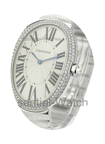 Cartier Baignoire Large Size in White Go...