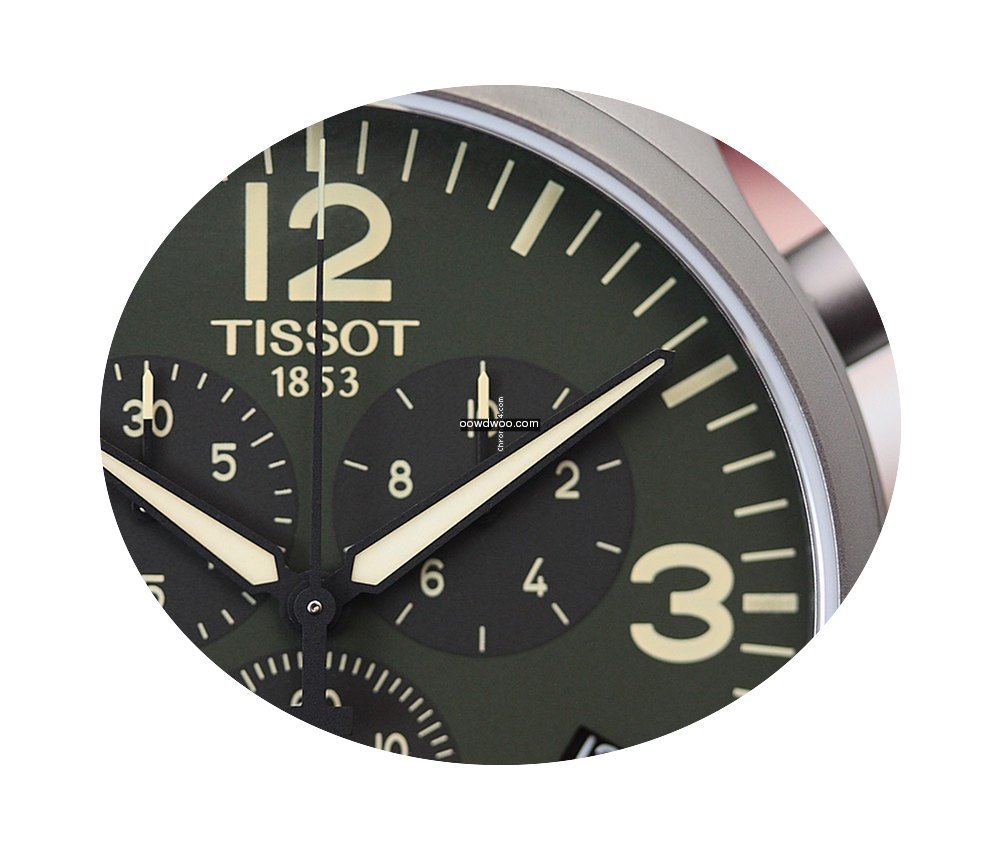 Tissot Chrono XL Steel Grey PVD on Leath...