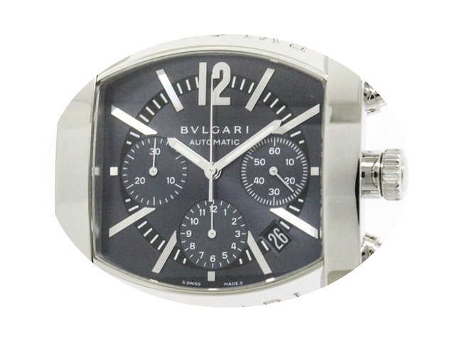 Bulgari Polished Assioma Steel Leather A...