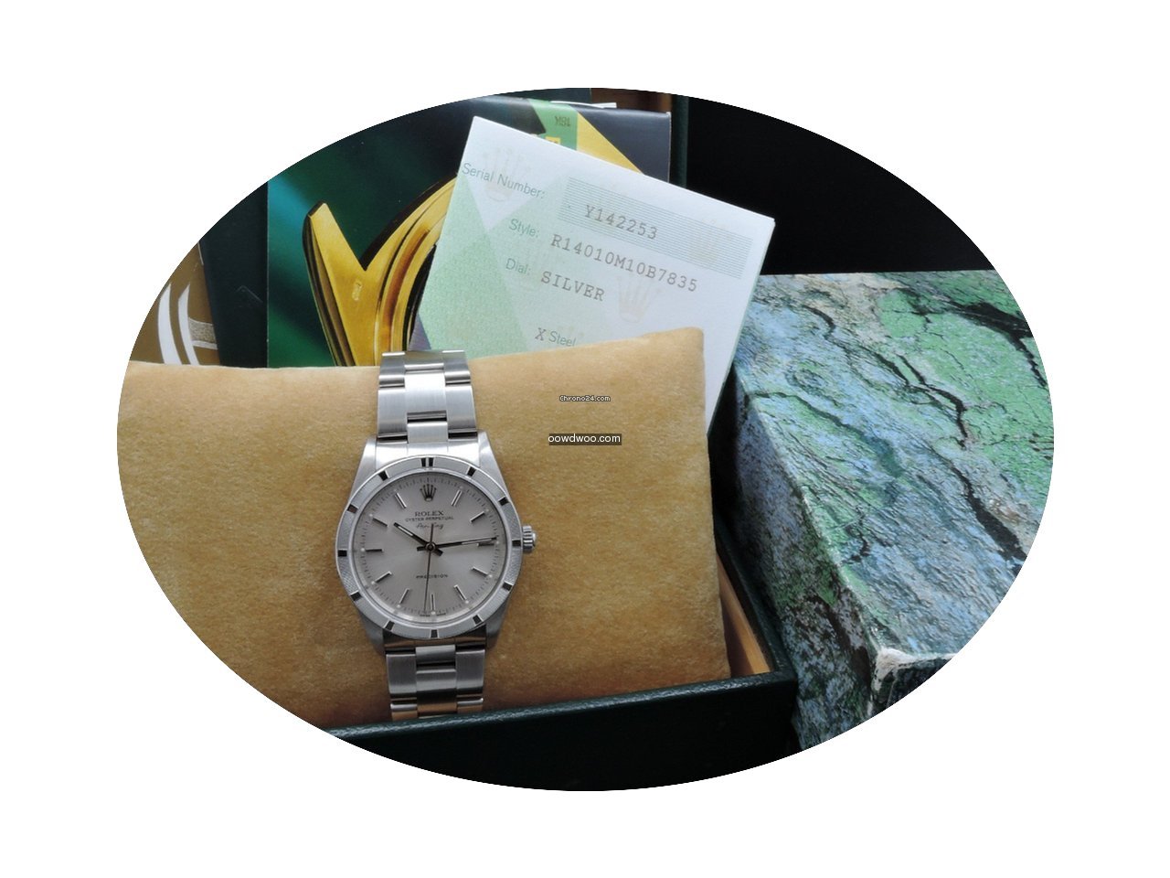 Rolex AIR KING 14010M Engine Turned Orig...