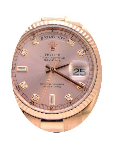 Rolex Day-Date 36 118235-CHPDO Pink Cham...