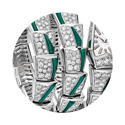 Bulgari Serpenti Jewelery Scaglie 26mm L...