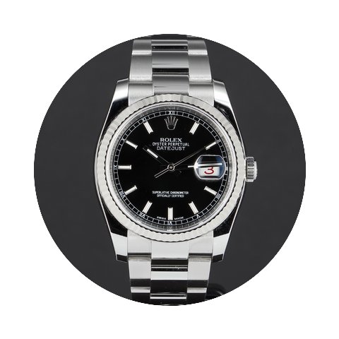 Rolex DateJust - Lunette cannelée...