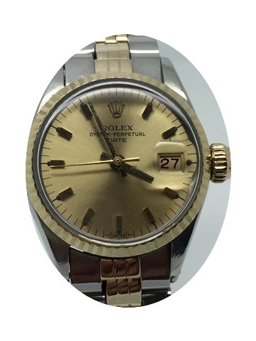 Rolex LADY 26MM AUTOMATIC STEEL/GOLD CHA...