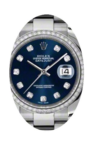Rolex Datejust 36 116244-BLUDDO Blue Dia...
