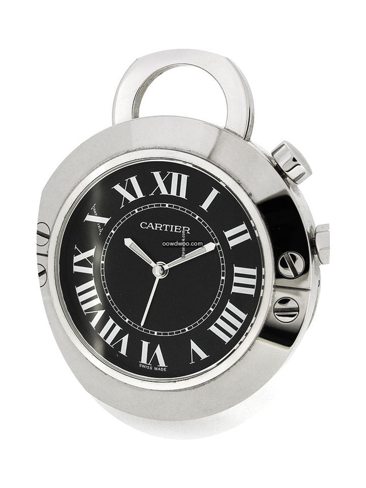 Cartier Stainless Steel Alarm Clock...