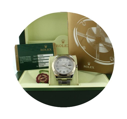 Rolex 116334 Datejust II 41mm Blue Roman...