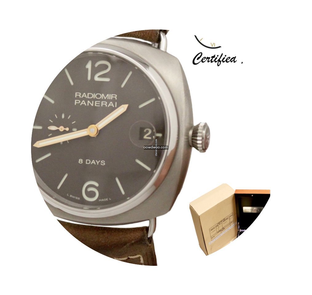 Panerai Radiomir 8 Days Hand-Winding Tit...